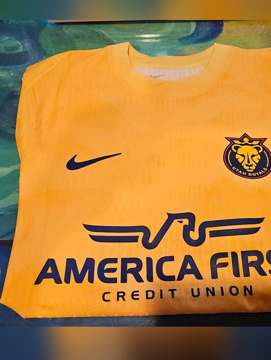 Nike Tops - Nike Utah Royals Yellow Soccer Jersey